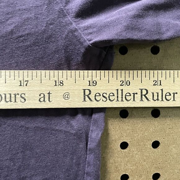 Versace T Shirt Womens Medium Purple Collection Medusa LS Lightweight Bulgaria - Picture 8 of 10